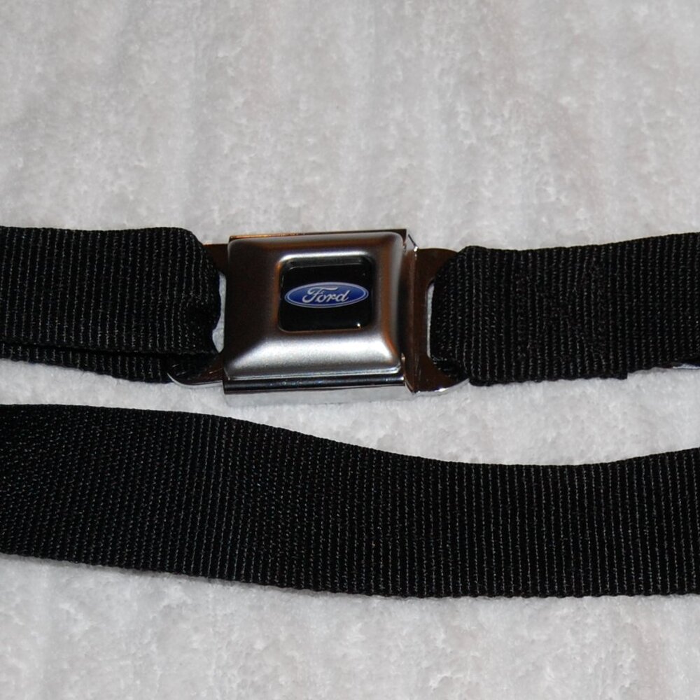 Buckle Down - Buckle Up With Buckle Down Ford Logo Black Belt - Picture 2 of 14